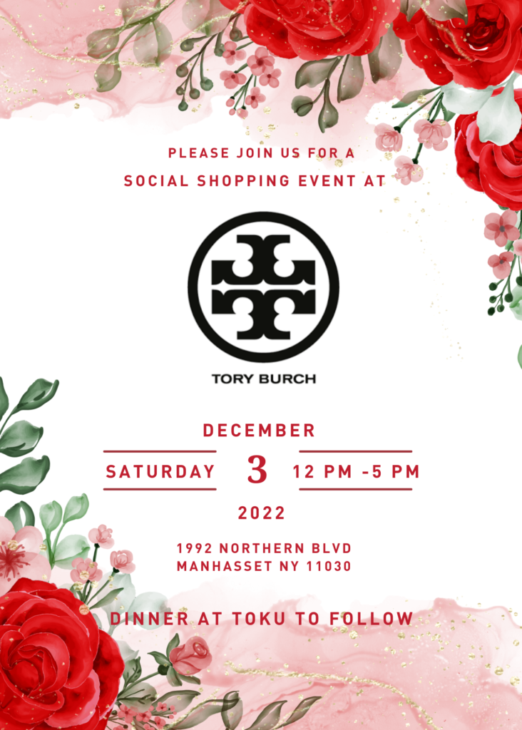 Tory Burch Shopping Event for Champions For Charity – Junior League of Long  Island